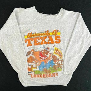 Vintage 1989 University Of Texas Longhorns Crewneck Vintage 90s shirt